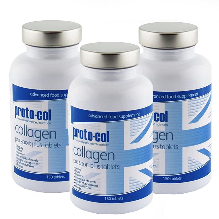 3 for 2 proto-col collagen tablets pro sports plus